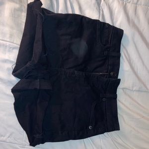Women’s American Eagle black high rise jean shorts
